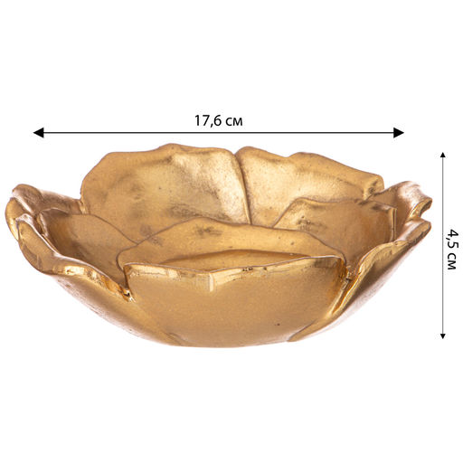 ПОДНОС ДЕКОРАТИВНЫЙ КОЛЛЕКЦИЯ РОКОКО, 17,6*17,6*4,5CM - Lefard фото 3