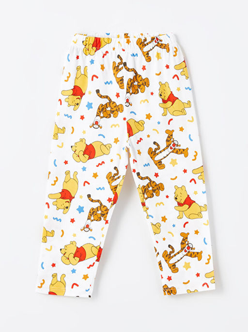 Polo Yaka K?sa Kollu Winnie the Pooh Bask?l? Erkek Bebek Pijama Tak?m? - Waikiki фото 3