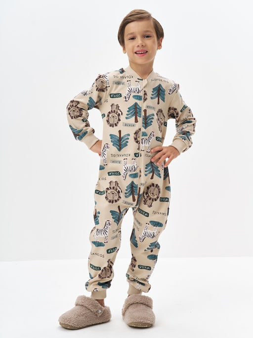 Комбинезон для сна для мальчика Сафари - Kogankids фото 5