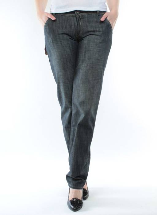 Y385 DK. BLUE Джинсы женские (100% хлопок)
