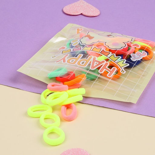 Резинка для волос Хорошие пожелания (набор 50 шт) весёлый пёсик, 2 см, микс - Simaland фото 2