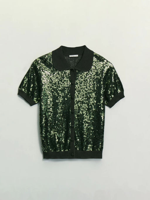 Кардиган с пайетками из вискозы / Zarina