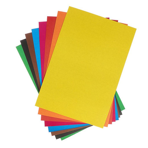 Цена за 2 шт. Картон цветной А4, 8 листов, 8 цветов, немелованный 370 г/м2, в папке