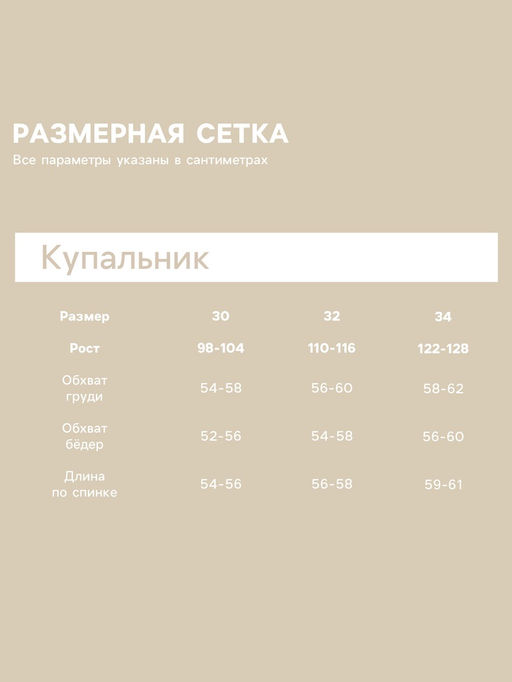 Купальник детский KAFTAN «Русалочка», рост 110-116 см (32), голубой