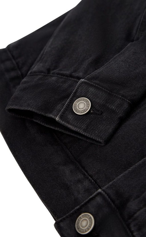 Куртка джинс утепл F021-1370-01W black - Fine joyce фото 14