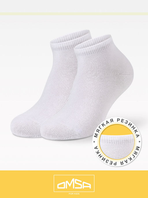 (Omsa) Calzino 21C02 гладь (ЧЗ) bianco