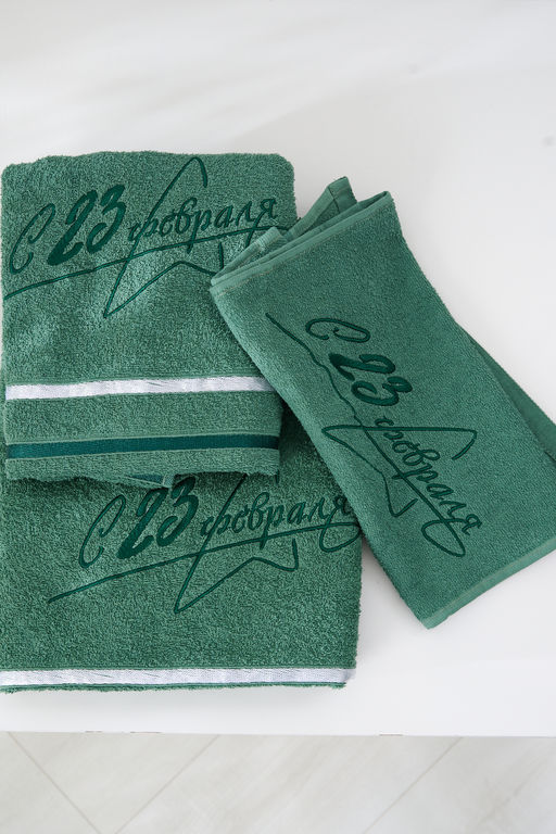 14418/13 "23 февраля"полотенце махровое плотность 350гр