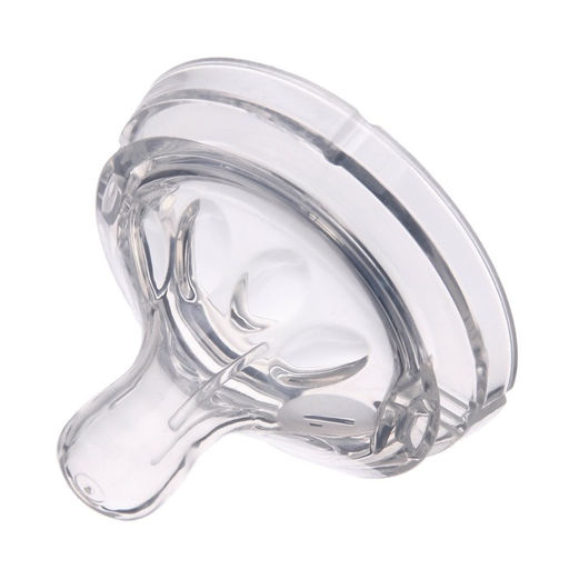 Соска на бутылочку M&B «Natural», антиколиковая, широкое горло Ø50 мм., от 0 мес., медленный поток