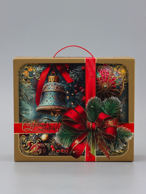 Коробка подарочная новогодняя «Часики» 29×24.5×9.5 см