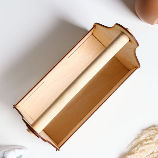 Кашпо деревянное 24.5?13.5?9.5(25) см Стелла Клик, с ручкой, натуральный - Дарим Красиво фото 3