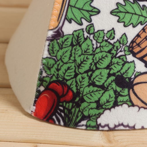 Шапка для бани Банная живопись принт - Добропаровъ фото 3