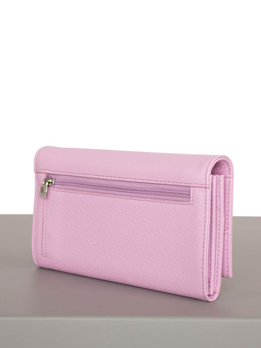 LACCOMA кошелек LA-1098-фиолетовый натуральная кожа  фото 2