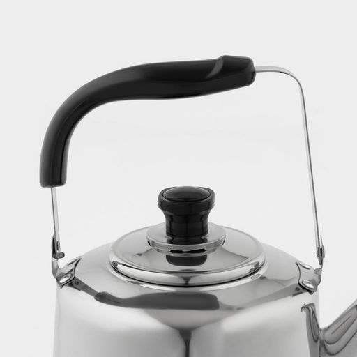 Чайник Чайковский, 3 л, нержавеющая сталь, хромированный - Simaland фото 5