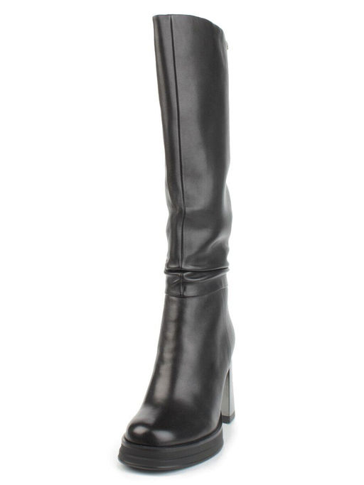 02-B6233-6051-3BM-1 BLACK Сапоги зимние женские (натуральная кожа, натуральный мех) - Фабричный китай фото 11