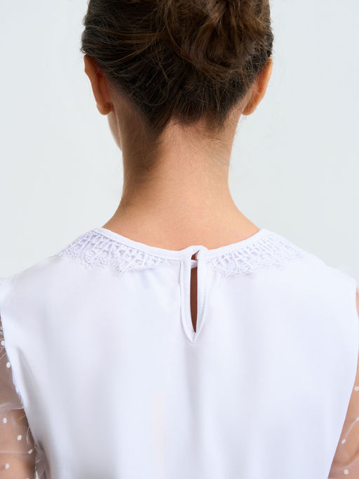 Блузка белый 212230533а - Nota bene фото 5