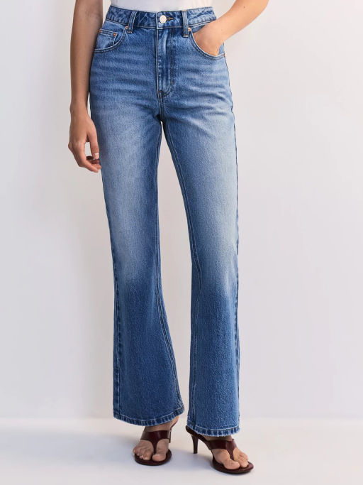 Джинсы клеш с высокой посадкой ZR2605092352-102 / Zarina