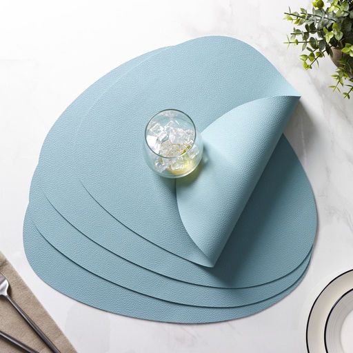 Салфетки сервировочные на стол Доляна «Тэм», 44×35 см, 4 шт., голубые