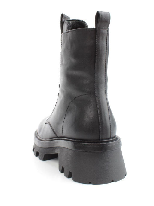 04-M3-2170 BLACK Ботинки зимние женские (натуральная кожа, натуральный мех)