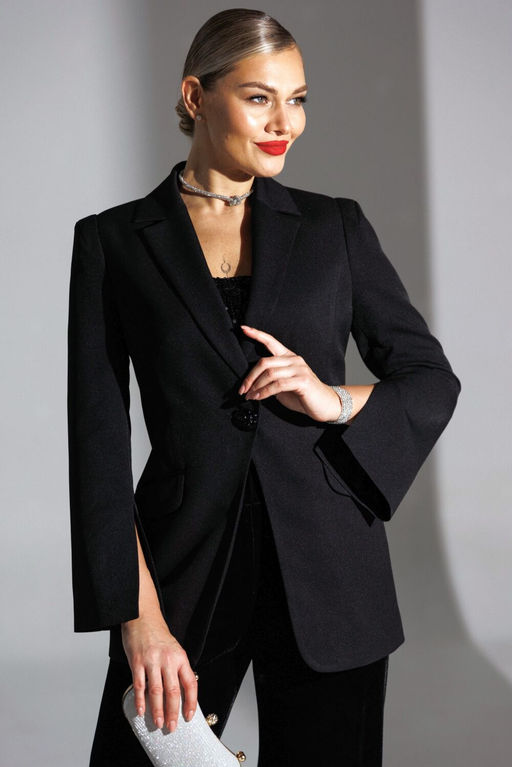 Жакет Мода Юрс 25-2948 черный