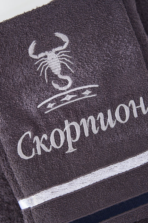 14418/10 Знаки зодиака полотенце махровое плотность 350гр