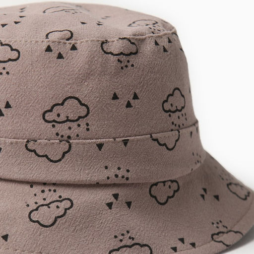 Панама детская MINAKU «Облака», цвет тёмно-бежевый, размер 46