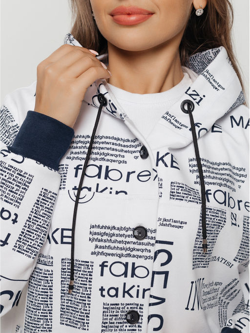 Драйв кофта женская (белый) - Lovetex фото 5