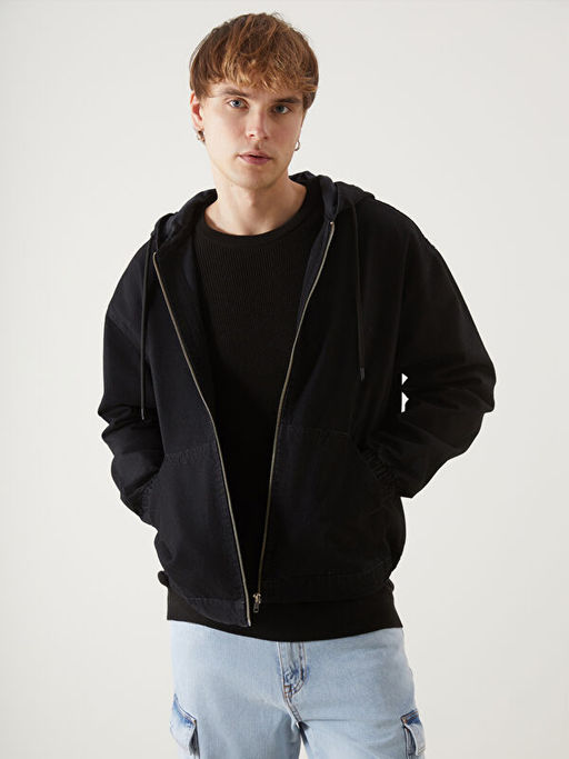 Standart Kal?p Erkek Jean Ceket