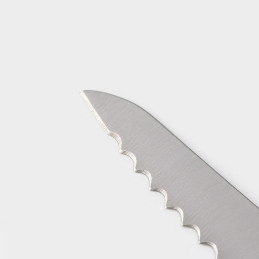 Набор кухонных принадлежностей на подставке Ardone, 7 предметов: 5 ножей, мусат и ножницы, цвет хромированный - Simaland фото 5