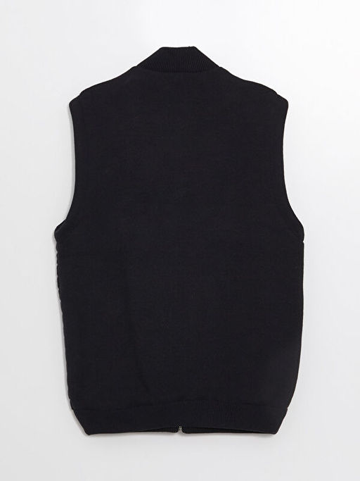 Standart Kal?p Dik Yaka Erkek Triko Yelek - Waikiki фото 3