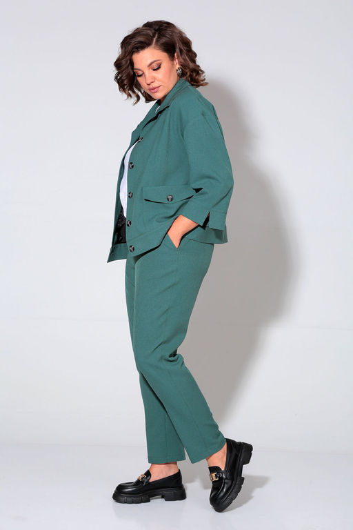 Костюм Liona Style 881 изумруд  фото 3