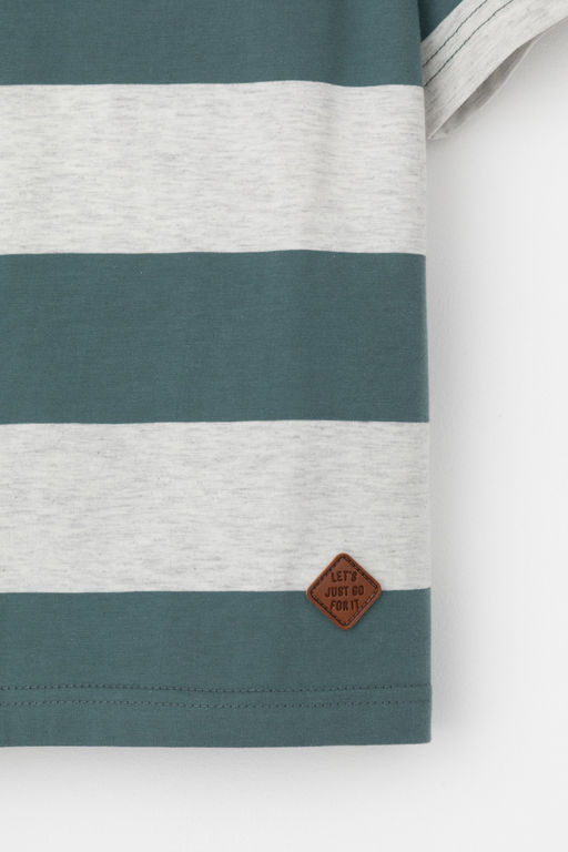 Crockid _ КР 302475/темный малахит,полоска к530 фуфайка для мал  фото 7