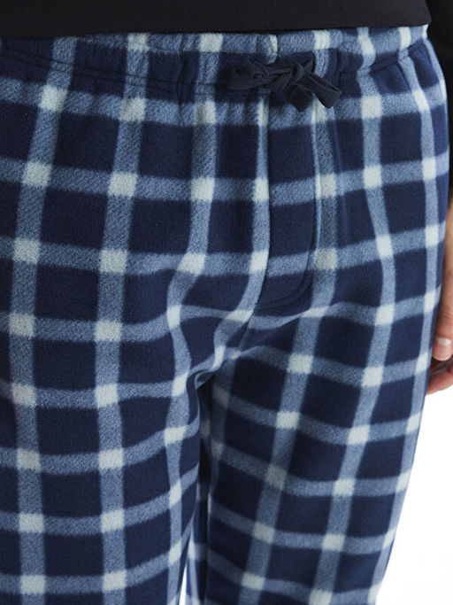 Standart Kal?p Ekose Polar Pijama Alt