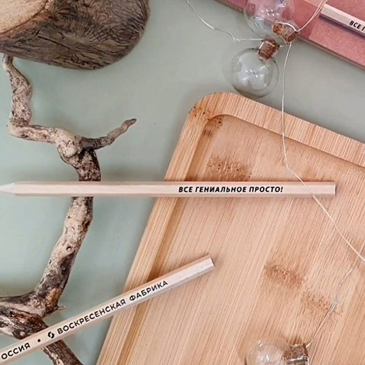 ВКФ Карандаш со смешными фразами SUV-032 Карандаш графитный заточенный ТМ (HB) 16 шт. все гениальное просто