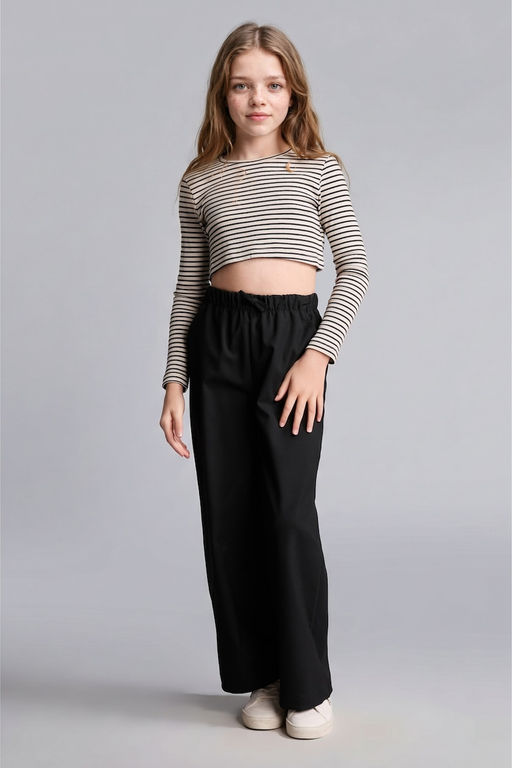 Wide Leg Pantolon K_z _ocuk - Defacto фото 2
