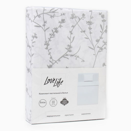 Постельное бельё 1.5-спальное LoveLife «Ветви», бязь