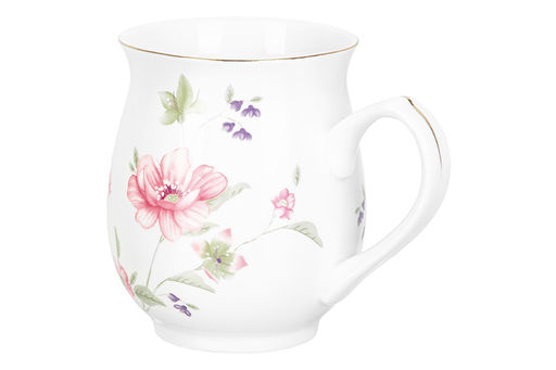 Кружка 320 мл 12*8,5*9,7 см Диана, фарфор, NEW BONE CHINA - Elan gallery фото 4