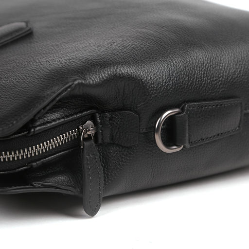 Сумка мужская, кожа, MIRONPAN 20422 Черный