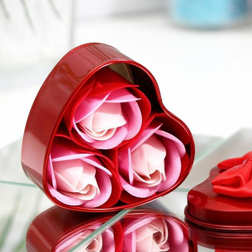 Мыльные розочки, трёхцветные, набор 3 шт. - SB BEAUTY фото 3