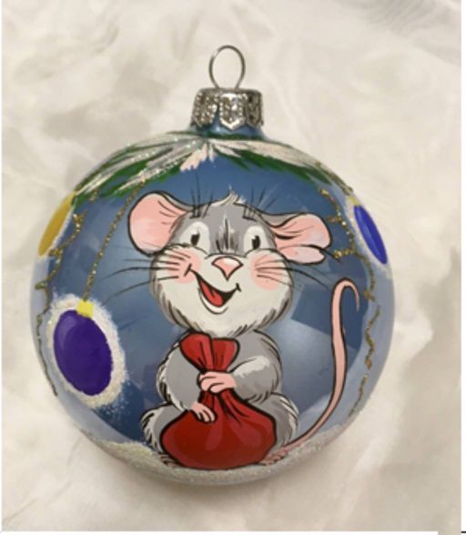 Шар 100мм Мышонок с мешком