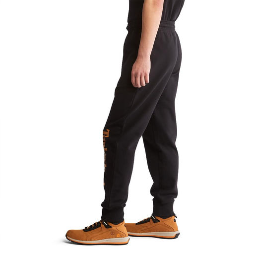 Брюки Timberland Sweatpant Kennebeck River Lenear Logo Regular черные фото 3