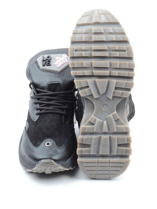 05-B5-47 BLACK Кроссовки женские (искусственные материалы) - Фабричный китай фото 14