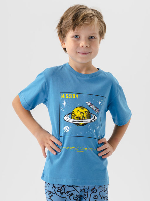 CHILLEASY 270001C-40 Пижама для мальчика (футболка, брюки), Светло синий