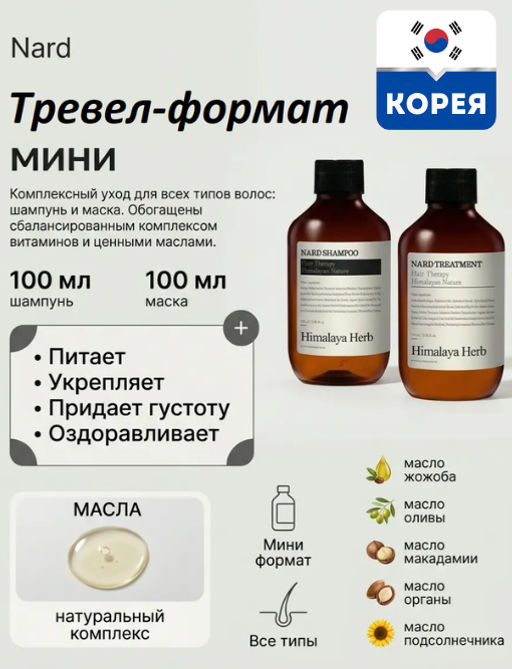 Bouquet Garni Nard - Маска для волос Nard treatment, 100 мл (СПЕЦцена)  фото 8