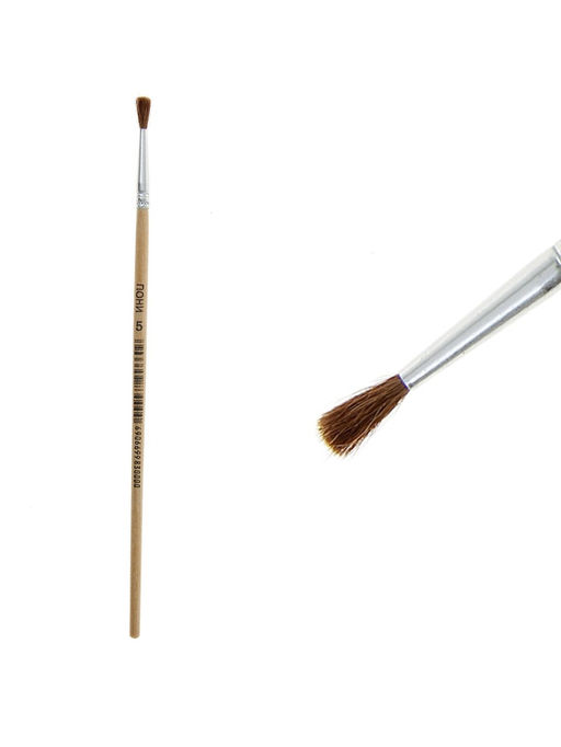 Цена за 10 шт. Кисть для рисования, пони, № 5, круглая, деревянная ручка, международный размер