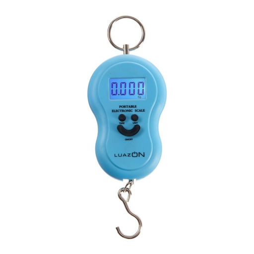 Весы-безмен Luazon LV-402, электронные, до 50 кг, точность до 10 г, с подсветкой, МИКС