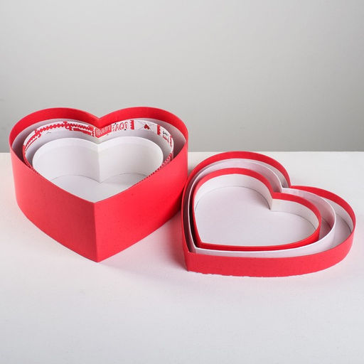 Набор коробок 3 в 1, упаковка подарочная, Любовь повсюду, 16?14?6 см?22?20?9 см