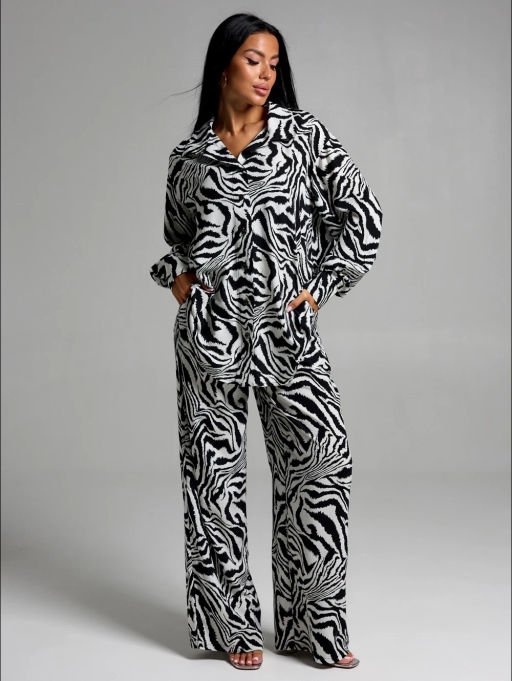 Рошель костюм женский (зебра белая)