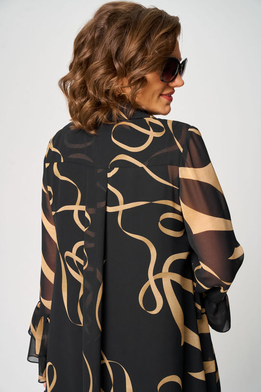 Платье EVA GRANT 7122-Р принт ленты