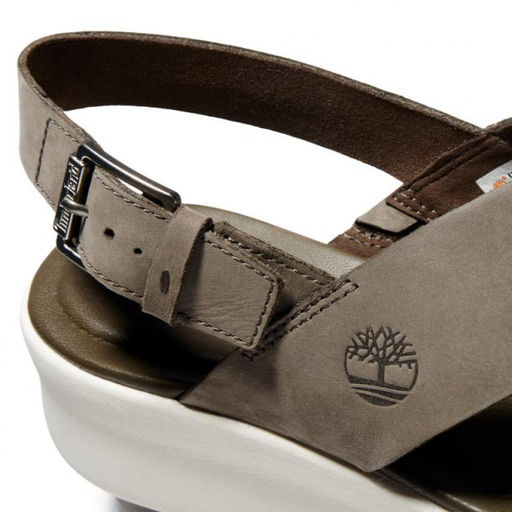 Женские сандалии Timberland Los Angeles Wind Slingback оливковые фото 5