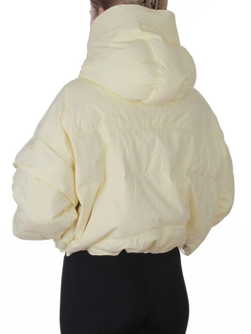 9518 YELLOW Куртка пуховая зимняя женская (пух)